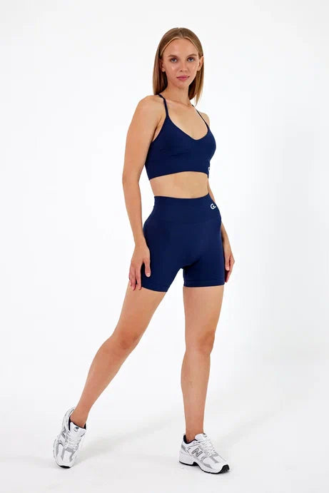 GymLight İnce Askılı Bra Lacivert