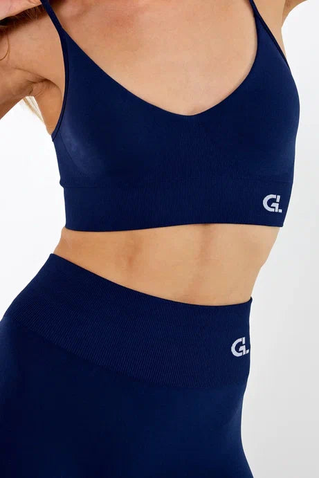 GymLight İnce Askılı Bra Lacivert