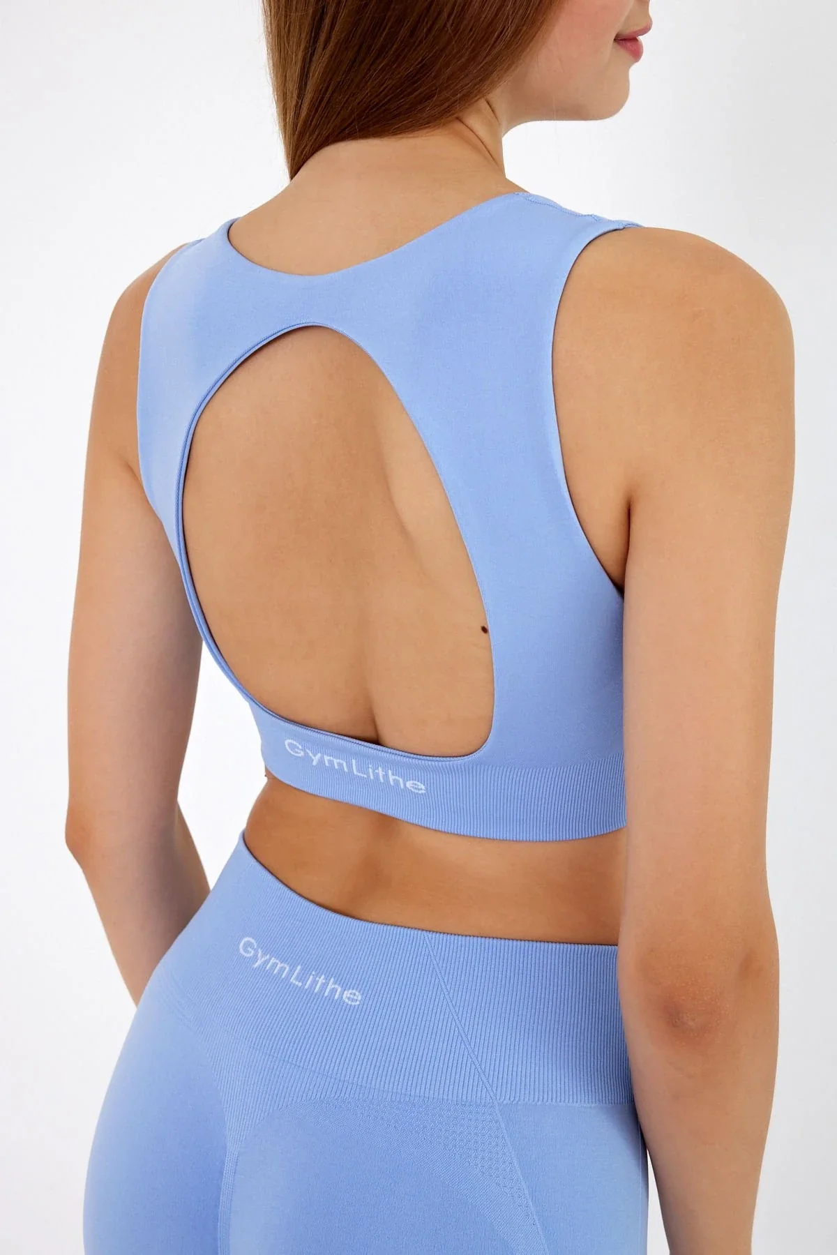 Gym Lithe Bra 66903 Bebek Mavisi