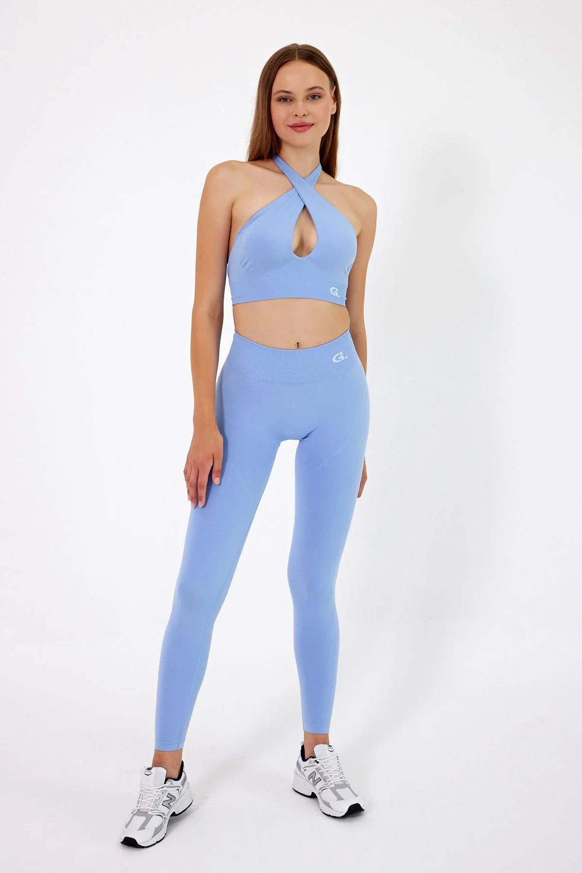Gym Lithe Bra 66904 Bebek Mavisi